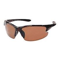 Sportssolbrille i god kvalitet - skildpaddebrunt stel.